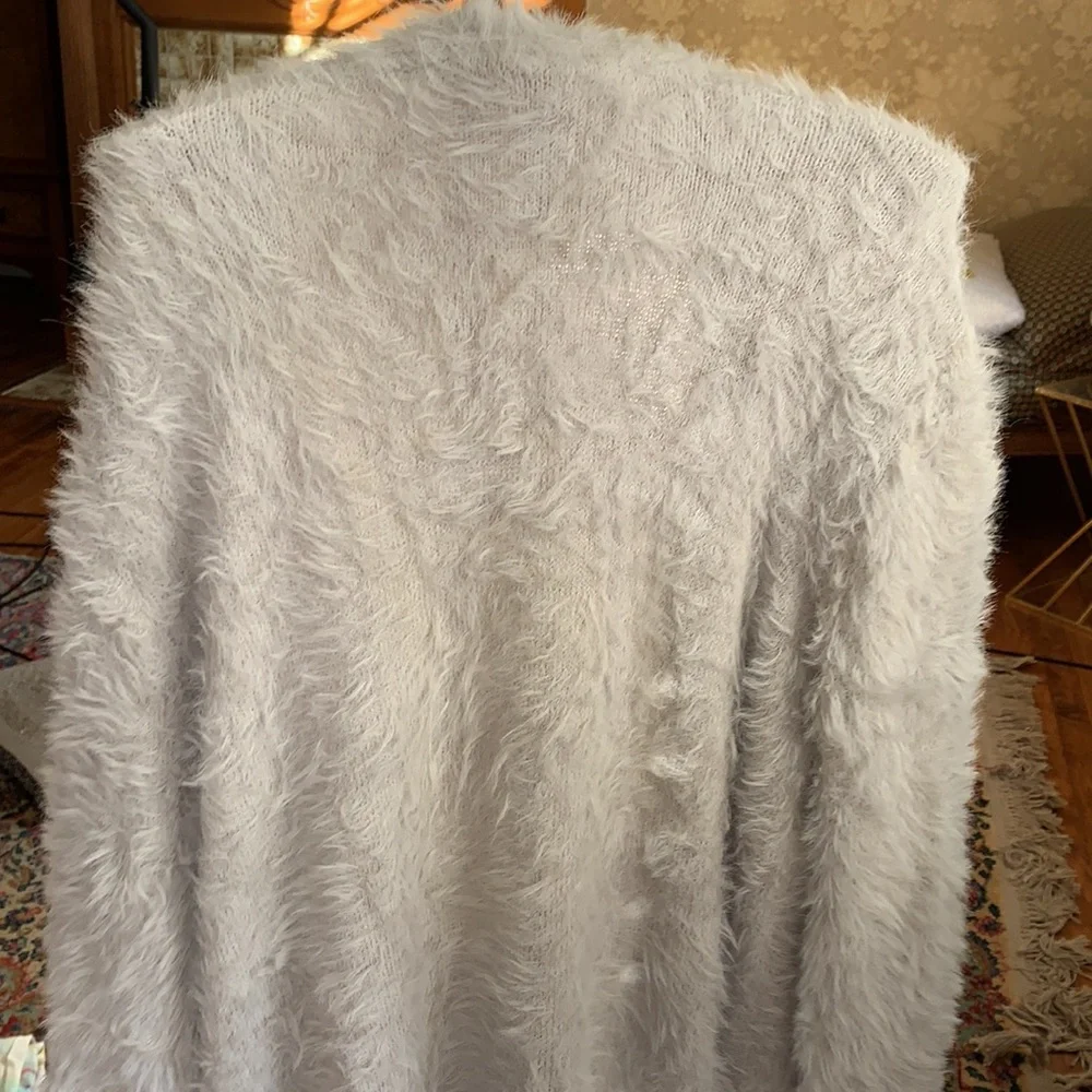 Free people long cotton, , spandex, angora blend cardigan.‎ NWOT. Retail 148